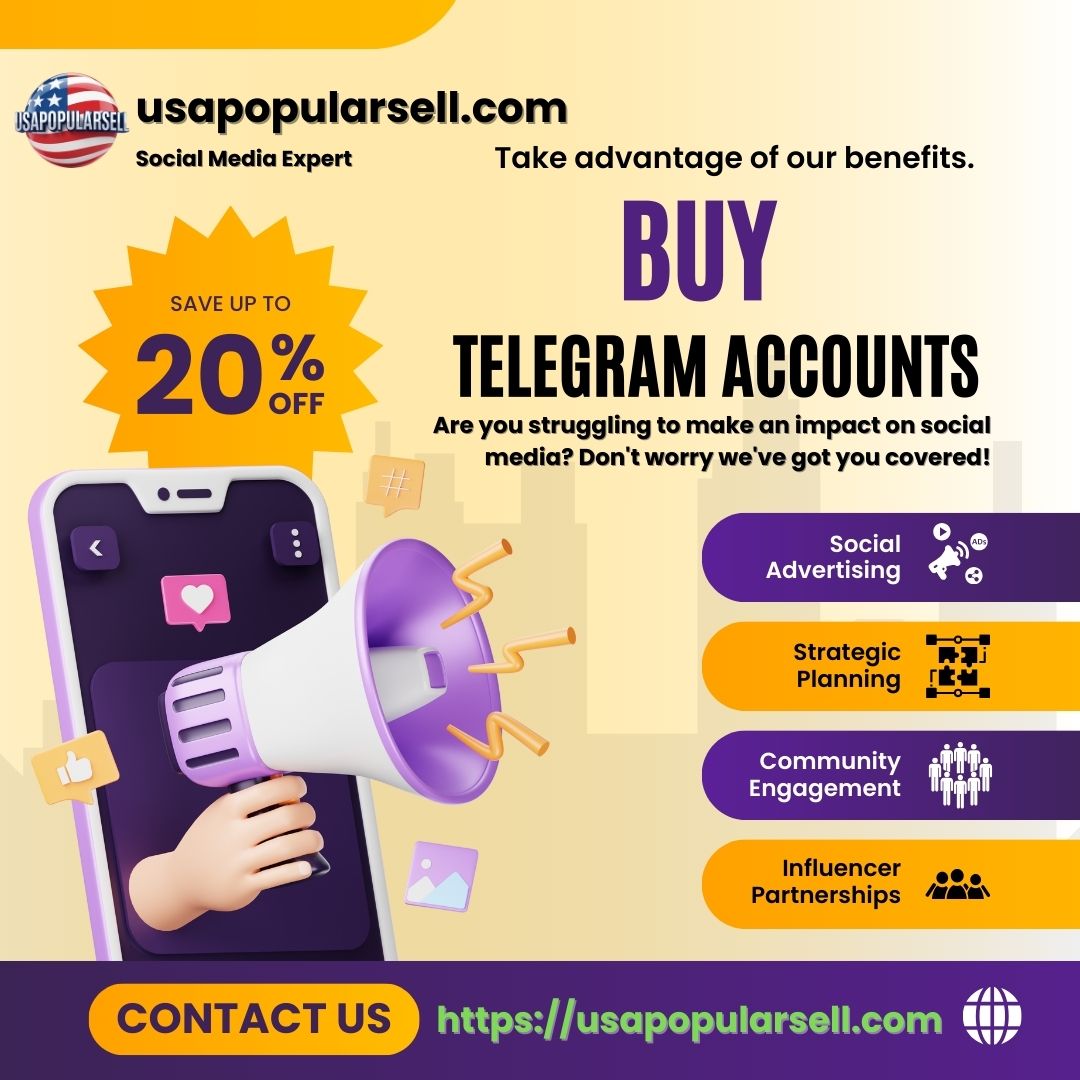 Buy Telegram Accounts - 100% Best service provider