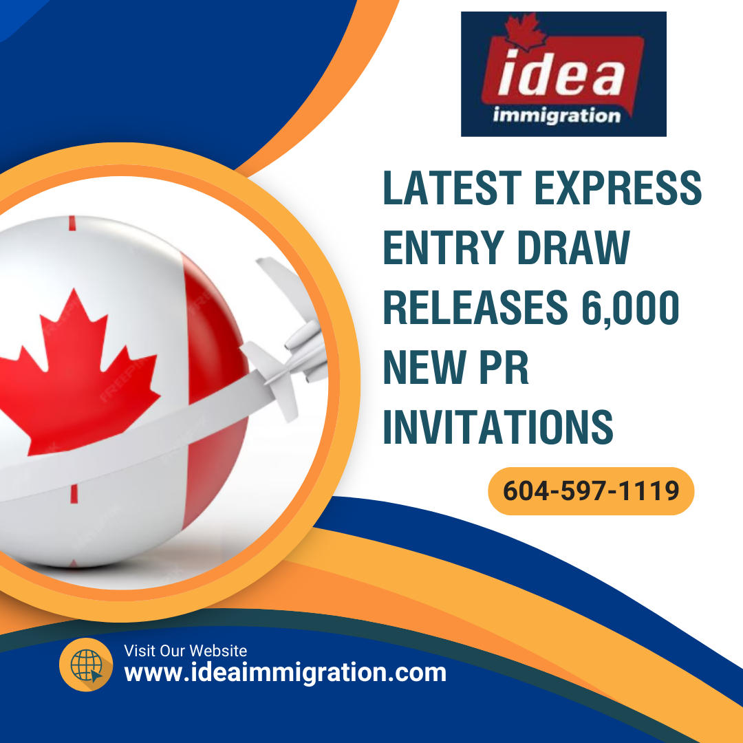Latest Express Entry Draw Issues 6,000 PR Invitations
