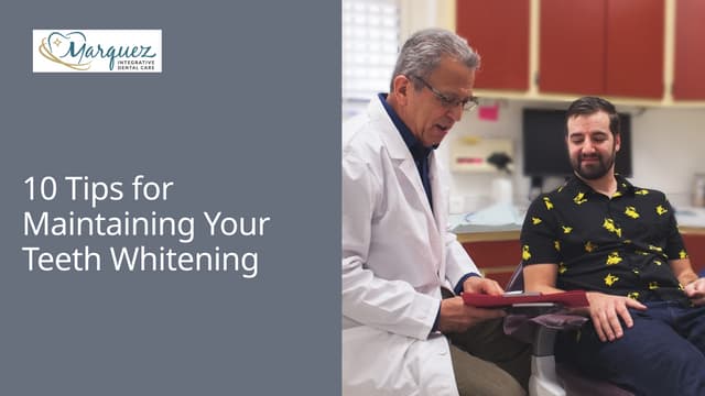 10 Tips for Maintaining Your Teeth Whitening | PPTX
