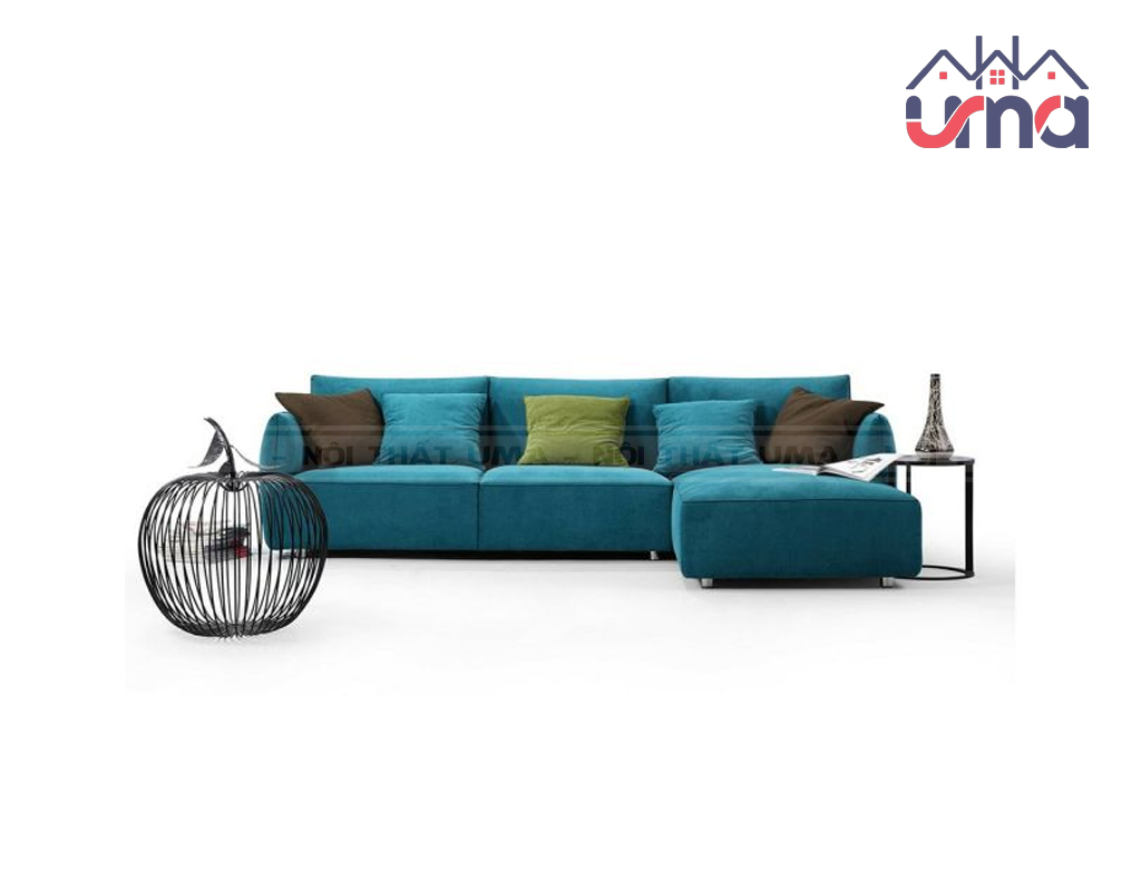Ghế Sofa Góc Chữ L Bọc Vải Bố Cao Cấp SFG002 - UMA