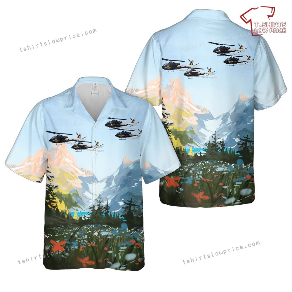 US Army Aviation Helicopter Demonstration Team Sky Soldiers Hawaiian Shirt - T-shirts Low Price