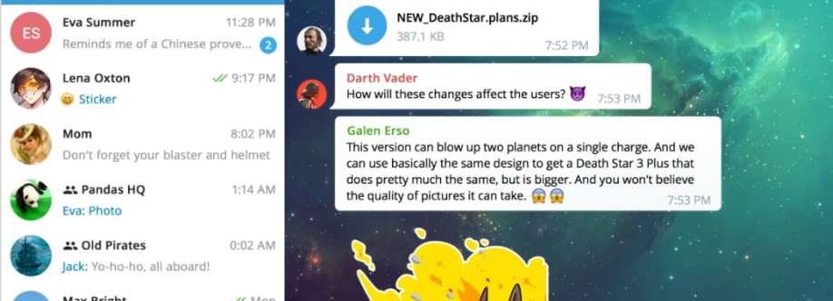 Telegram Yes Cover Image