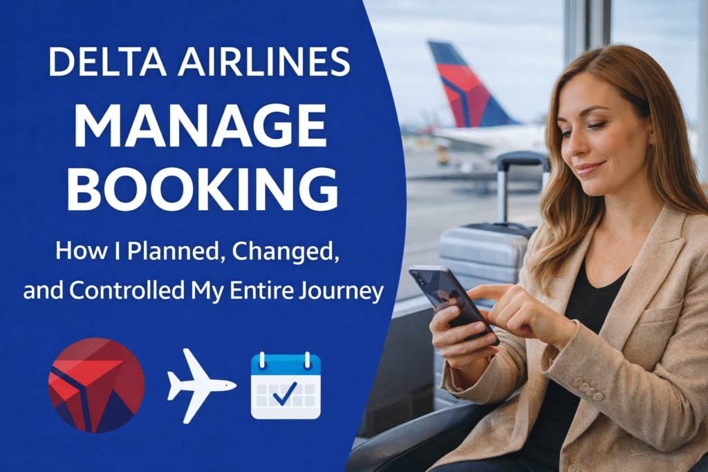 Delta Airlines Manage Booking: How I Planned