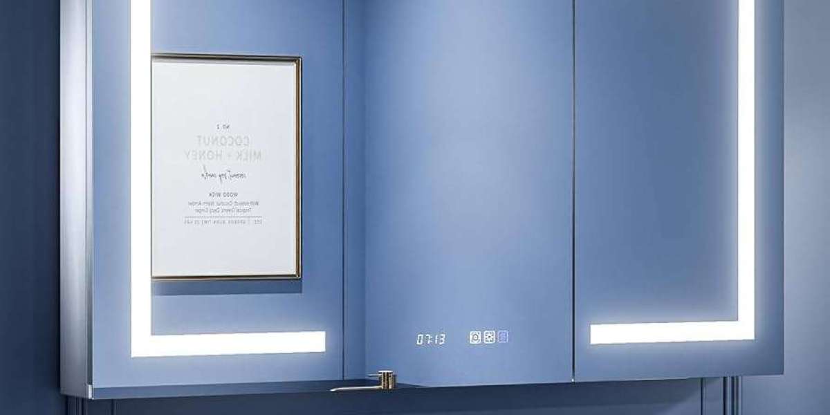 The Future of Bathroom Tech: The LED Medicine Cabinet