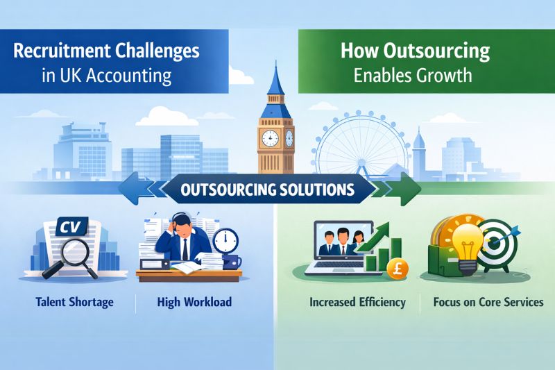 Recruitment Challenges in UK Accounting & How Outsourcing Enables Growth